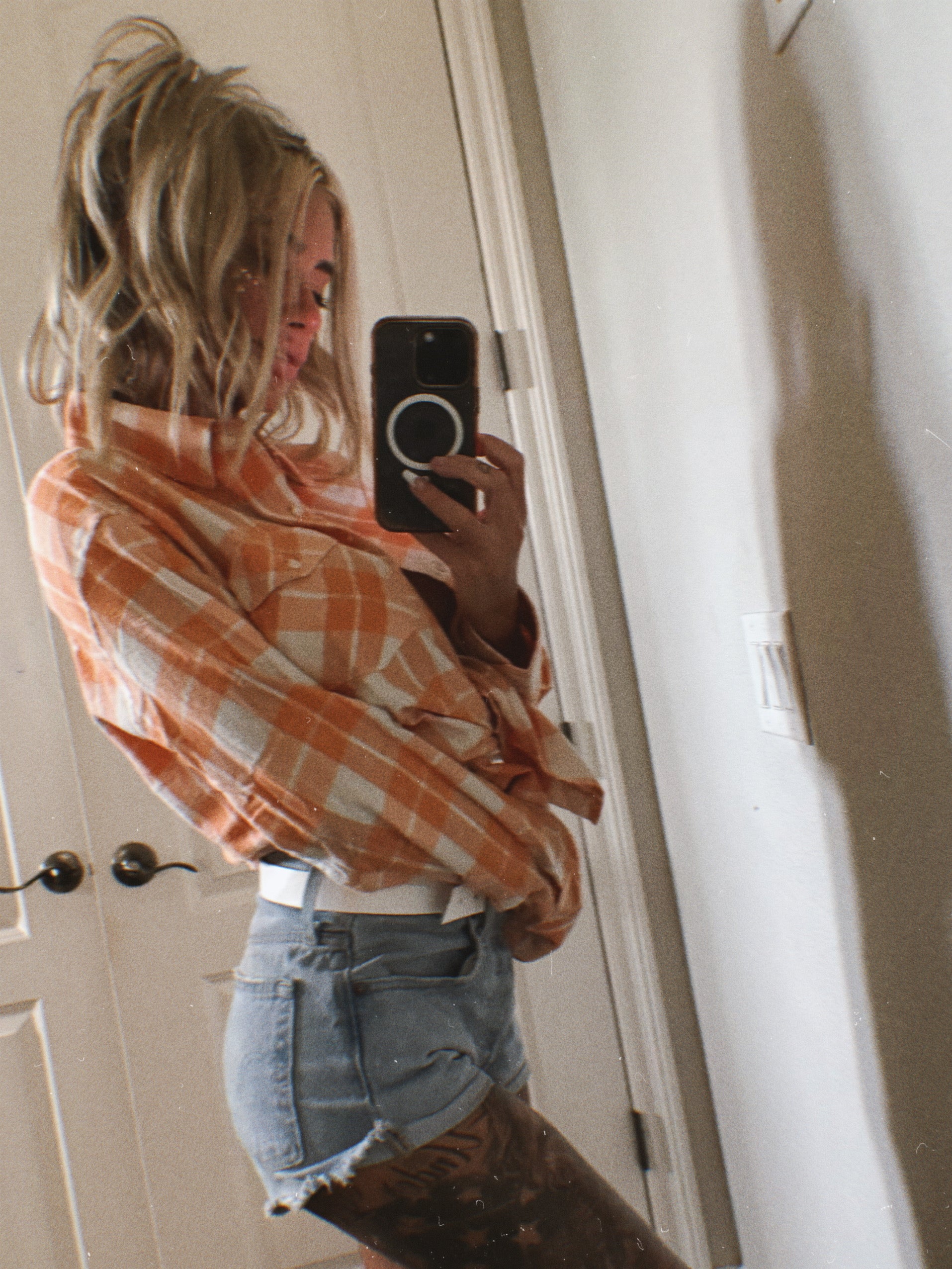 ALPHA FLANNEL: CREAMSICLE