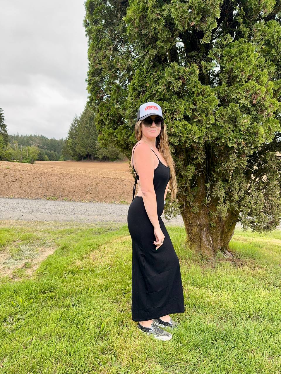 FREE SPIRIT MAXI DRESS: BLACK