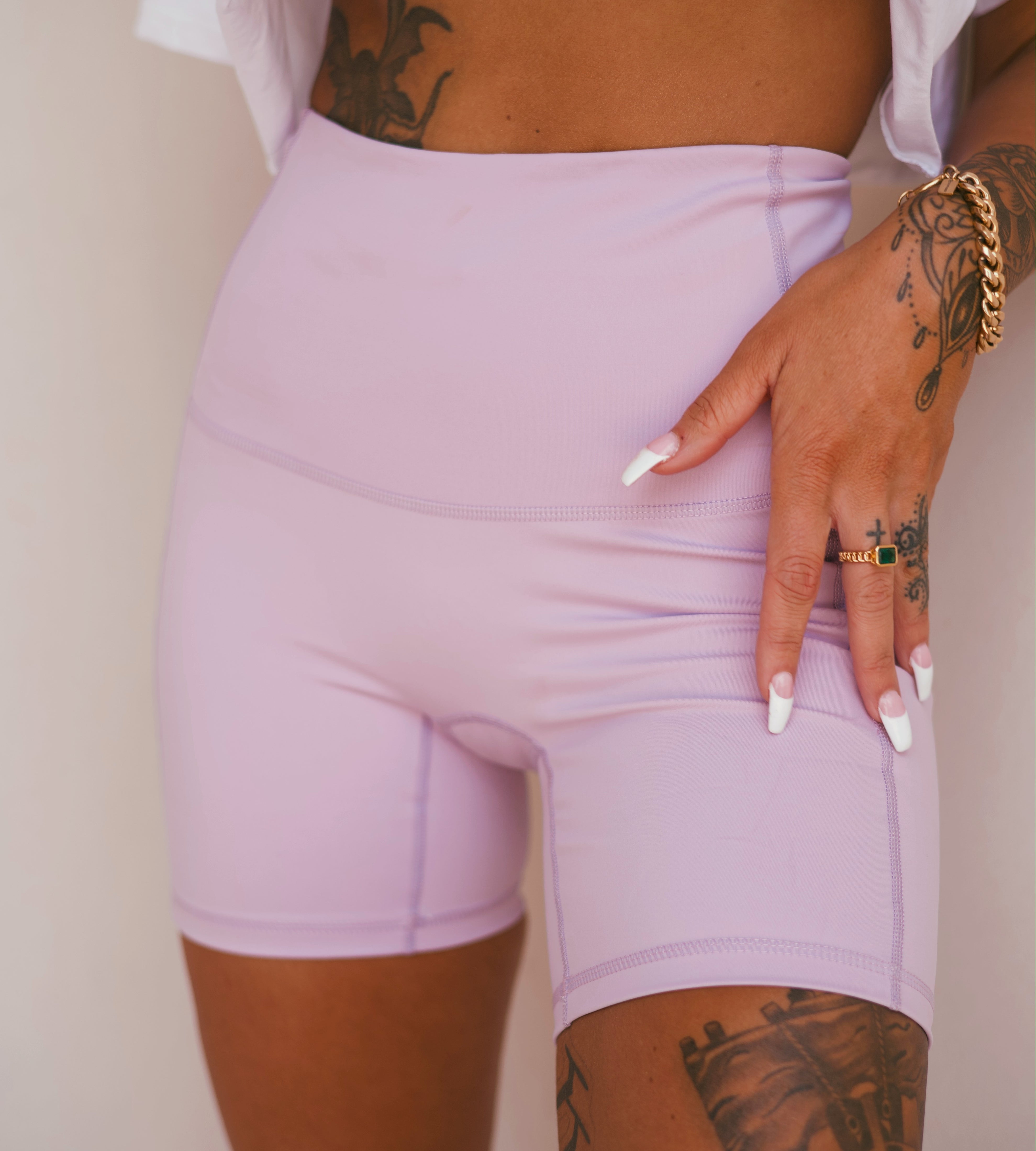 SKATER SHORT in LILAC *XS/S ONLY