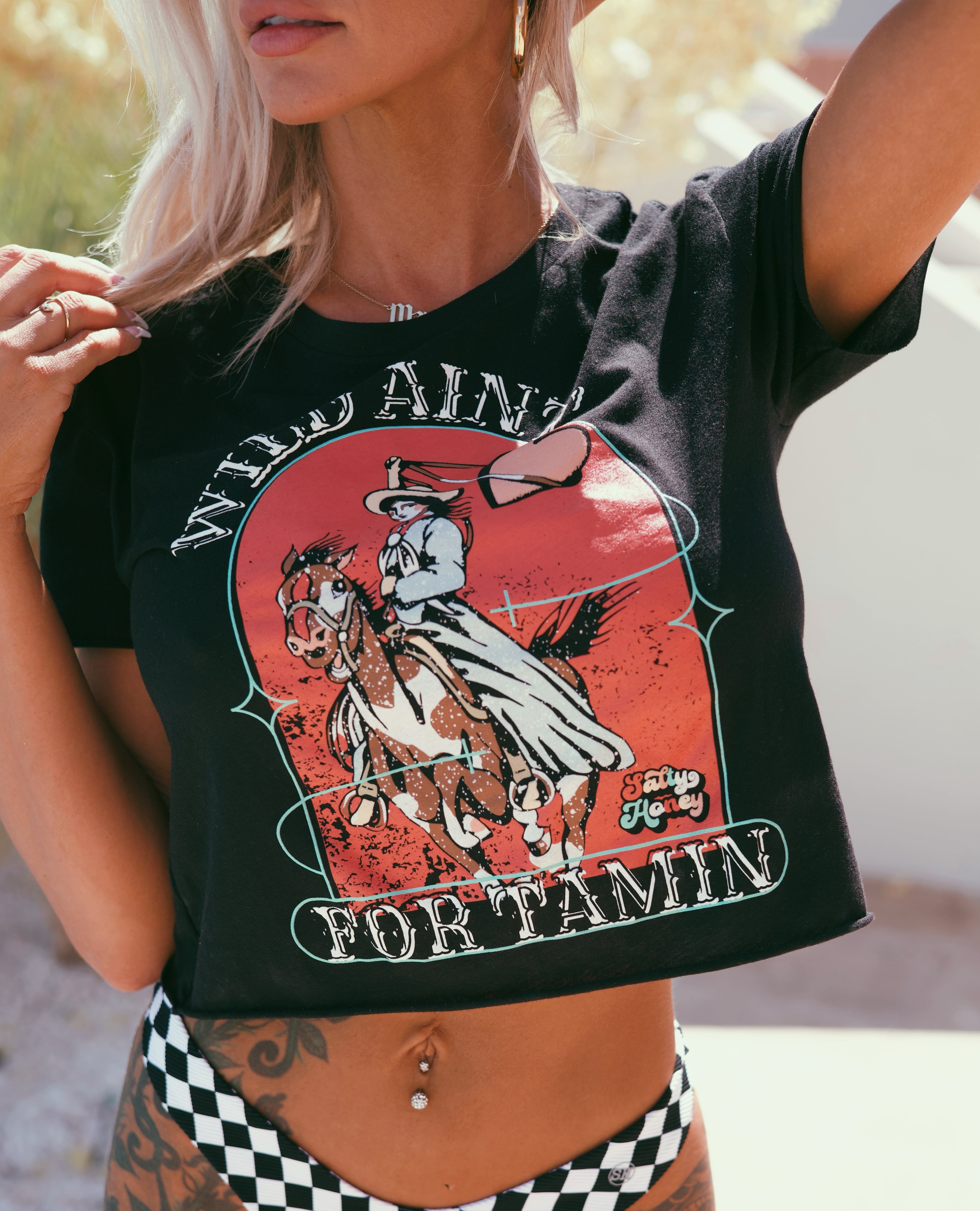 WILD AIN'T FOR TAMIN' graphic tee